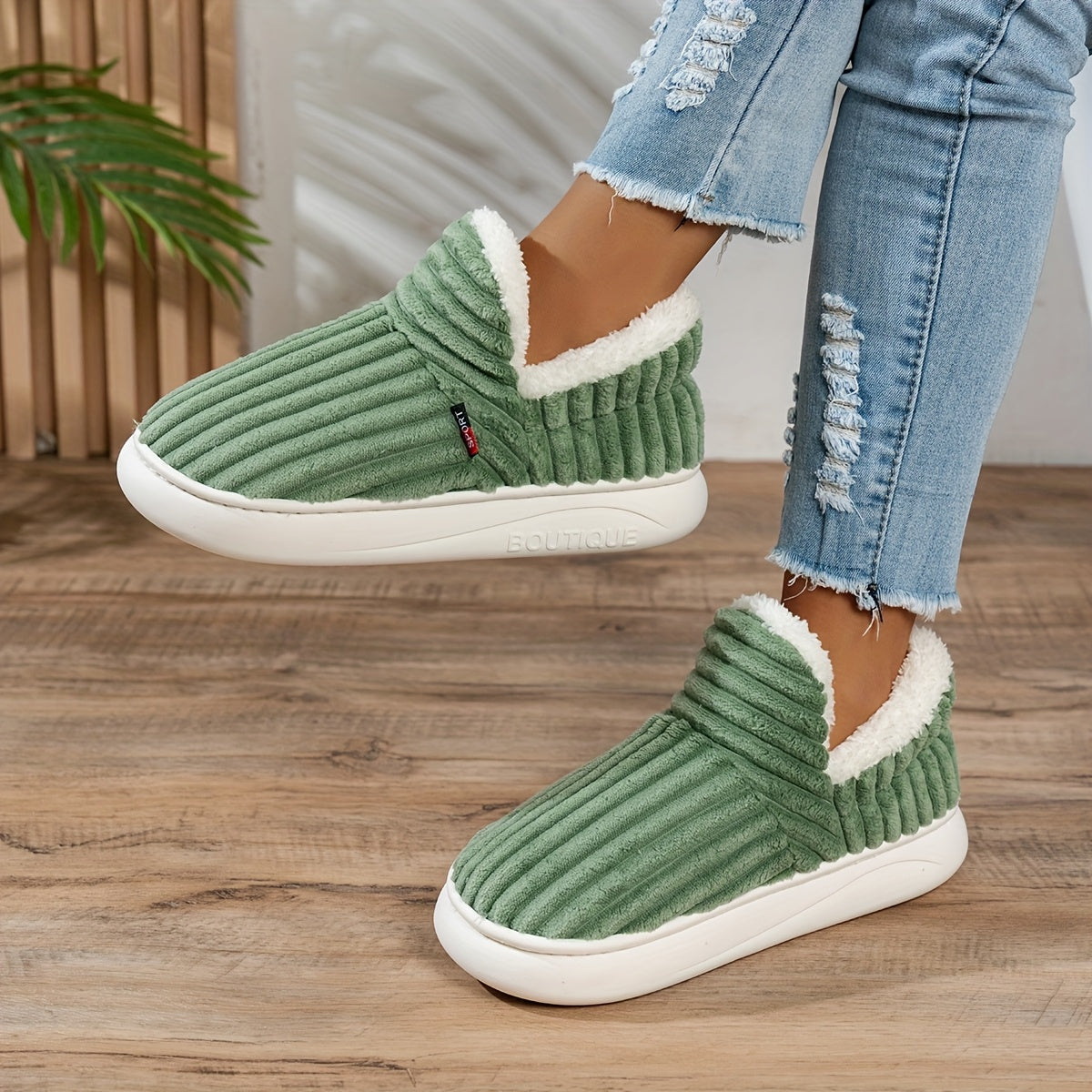 CozyStep™ Plush Home Slippers