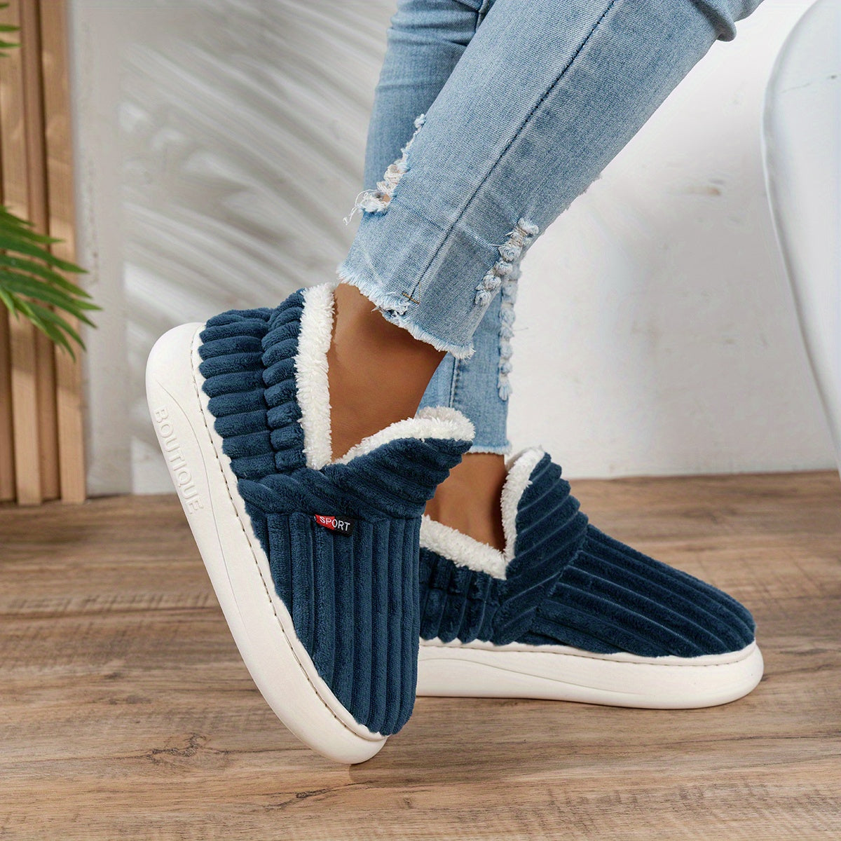 CozyStep™ Plush Home Slippers