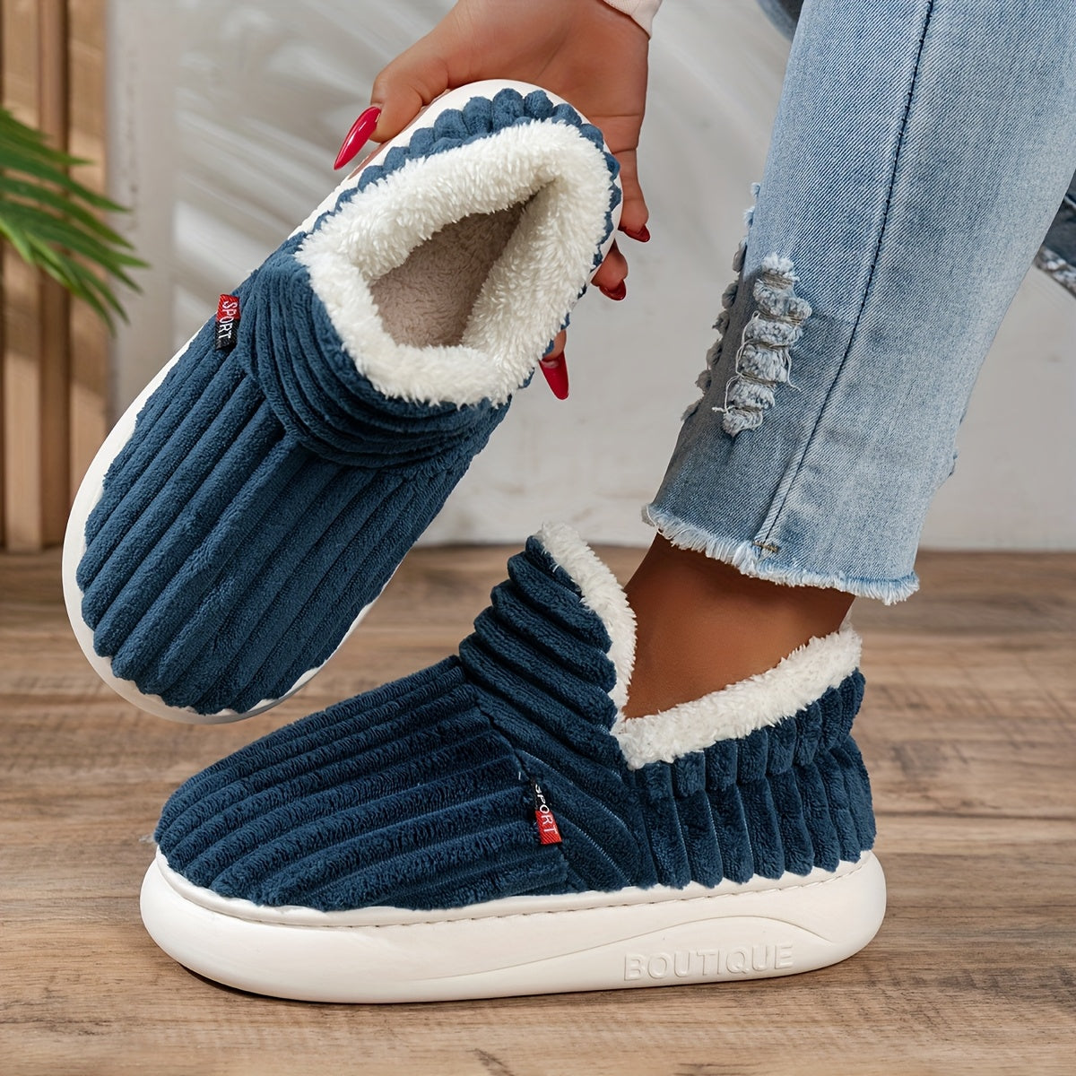 CozyStep™ Plush Home Slippers