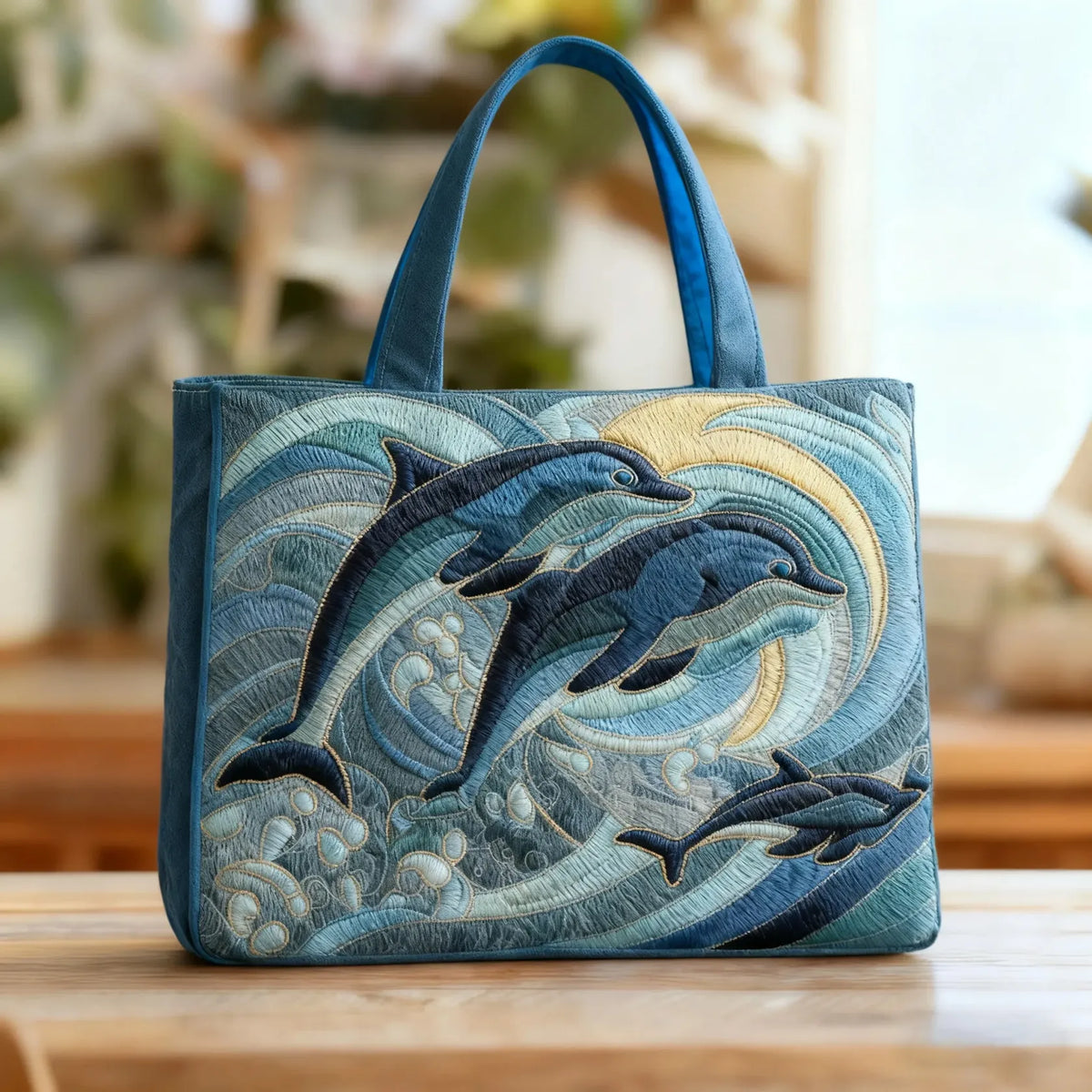 Artisanal Tote - Ocean Dolphin