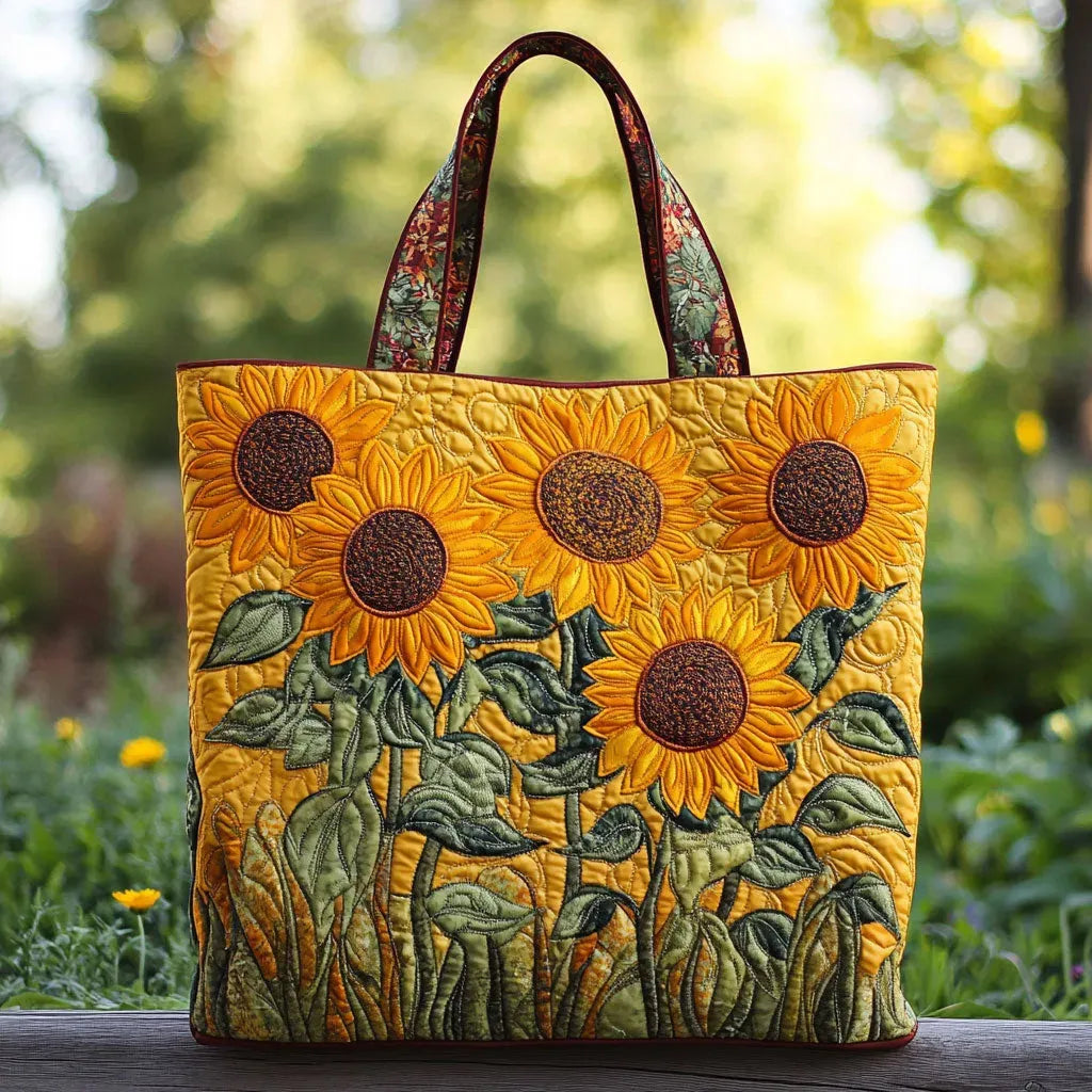 Classic Quilted Bag - Sunflower