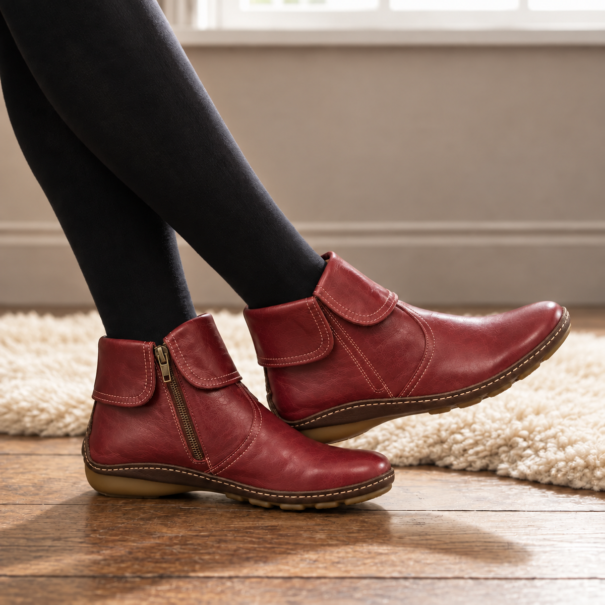 Áine Zip Ankle Boots