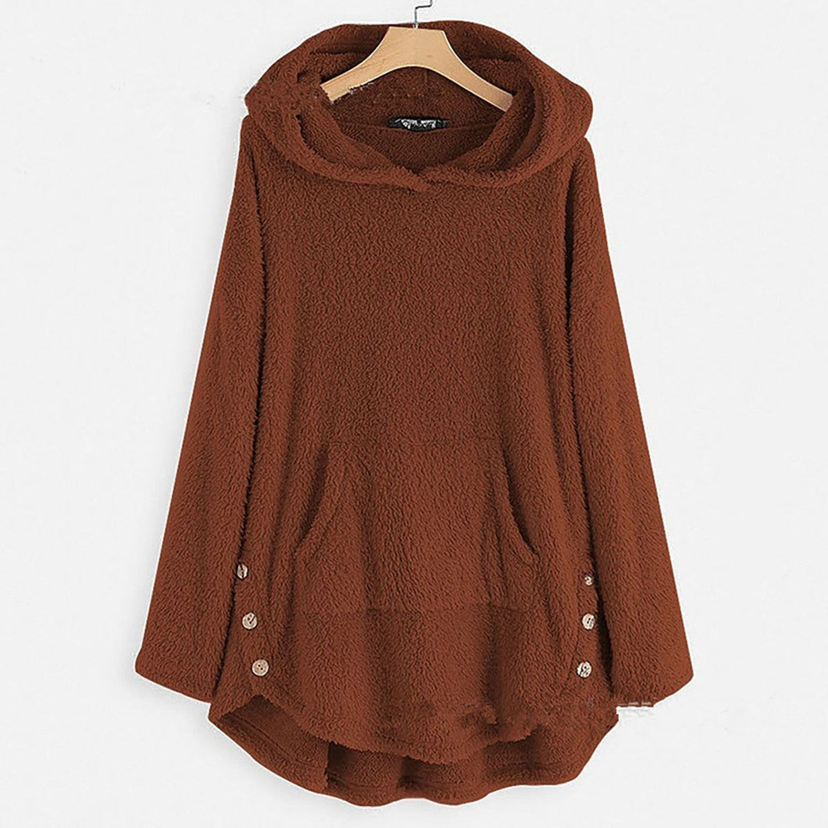 Agnes - Elegant Plush Hoodie