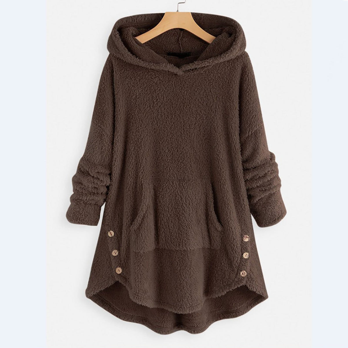 Agnes - Elegant Plush Hoodie