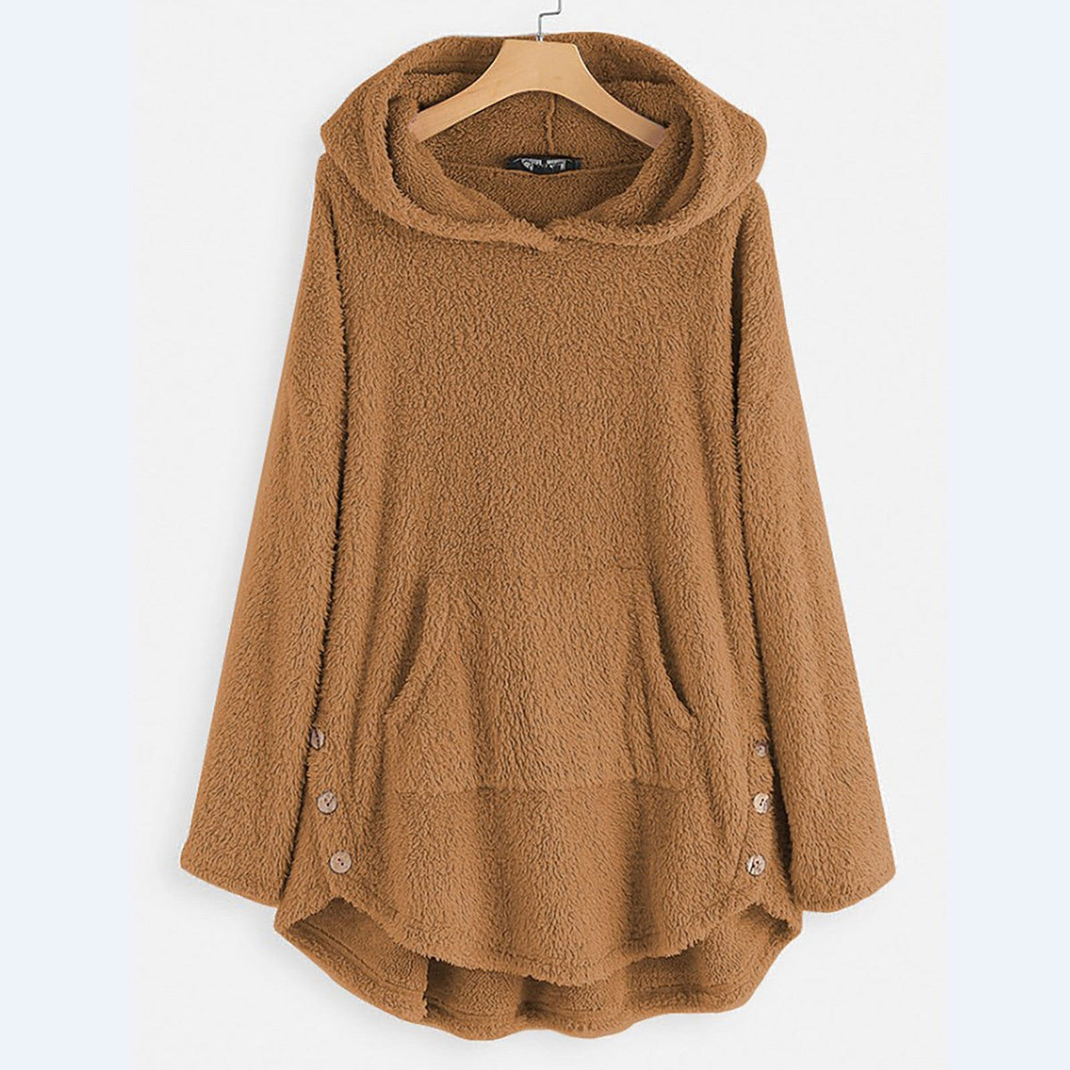Agnes - Elegant Plush Hoodie