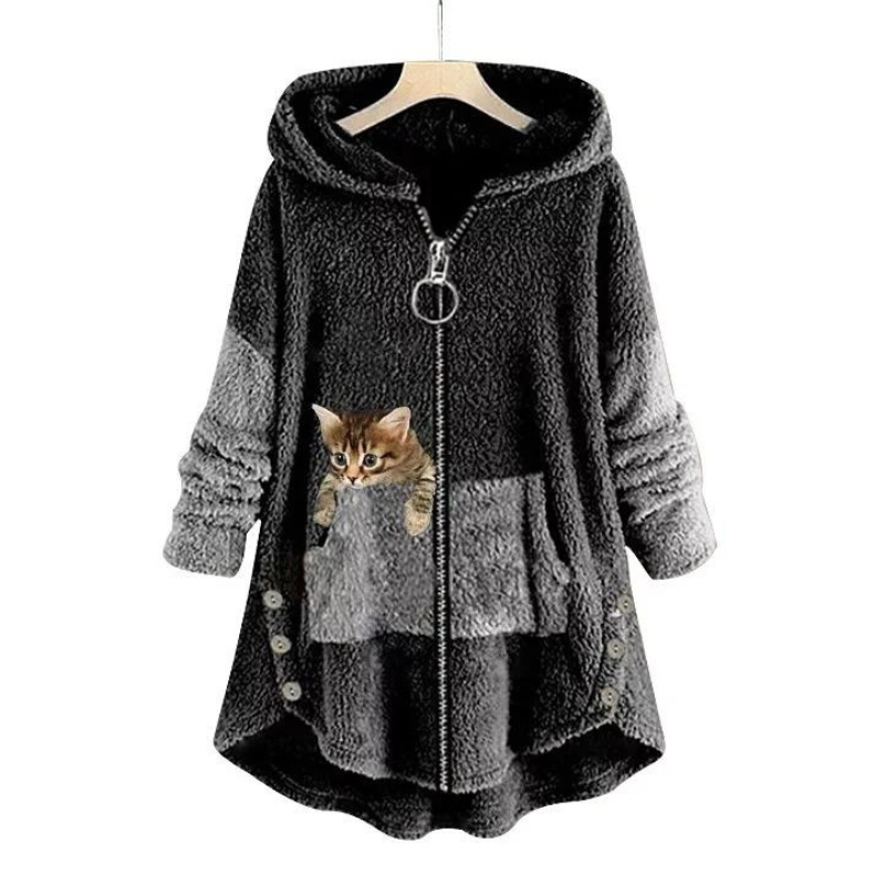 Agnes - Elegant Plush Hoodie