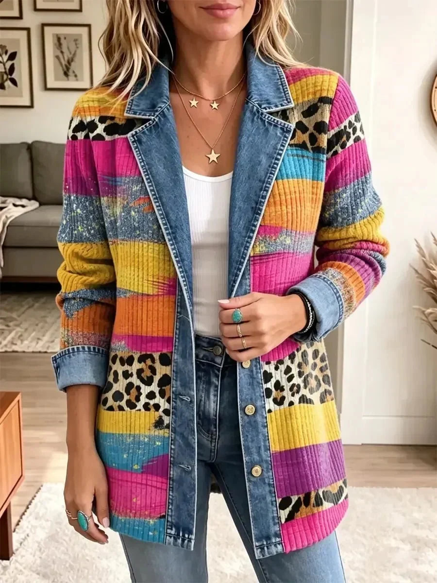 Victoria | Multicolour Pattern Jacket