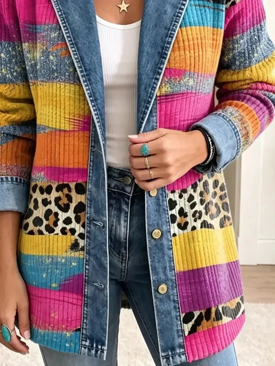 Victoria | Multicolour Pattern Jacket