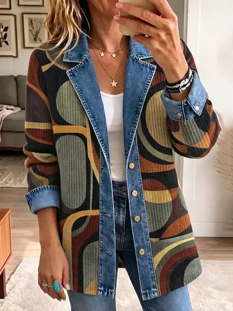 Avery | Abstract Pattern Jacket