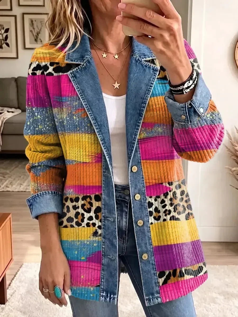 Victoria | Multicolour Pattern Jacket