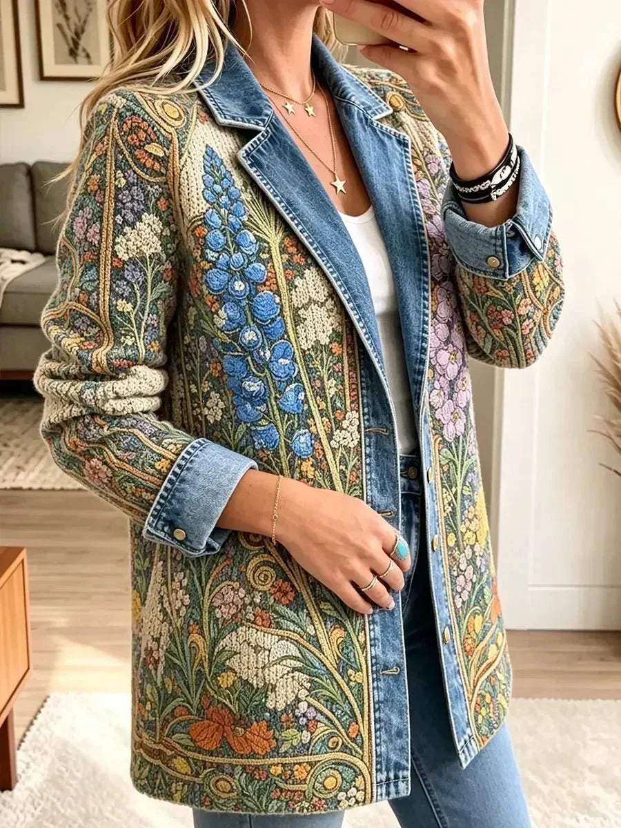 Elizabeth | Botanical Pattern Jacket