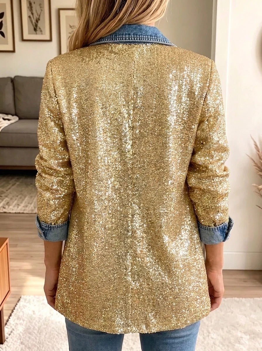 Sophia | Gold-Tone Contrast Jacket
