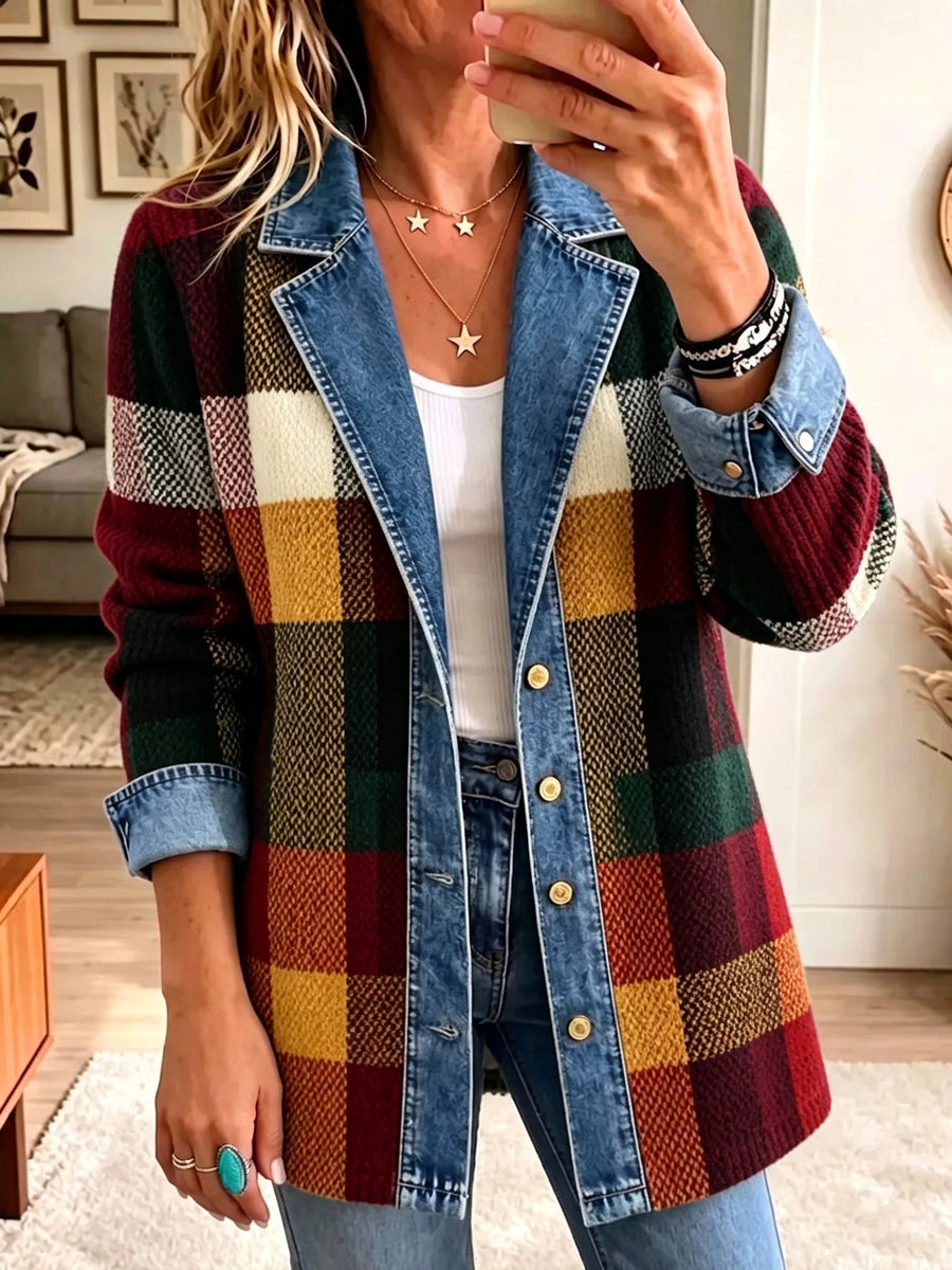 Isabella | Autumn Plaid Jacket