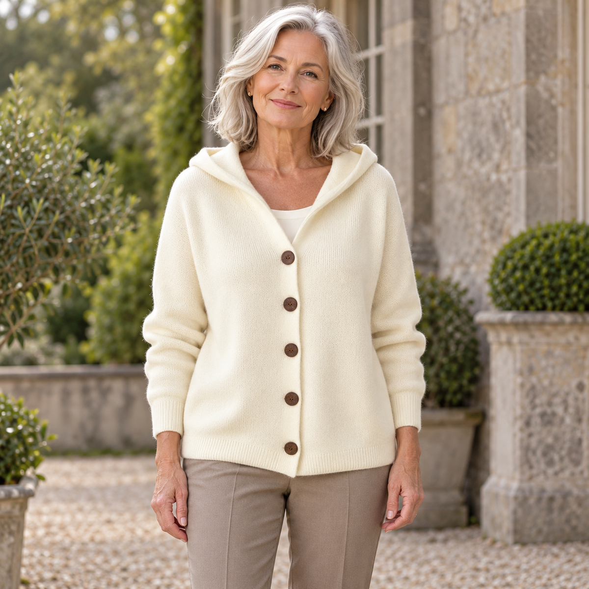 Nuala Hooded Knit Cardigan