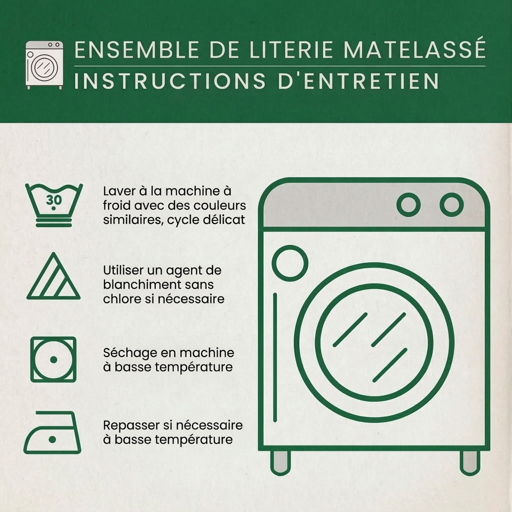 3-Piece Quilted Bed Set - Winter Poinsettias